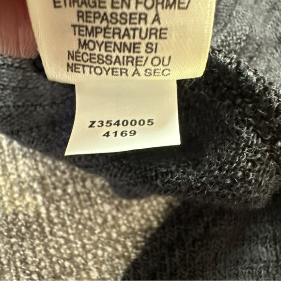 DKNY Women's Charcoal Drape Front Convertible Cardigan - Picture 8 of 9